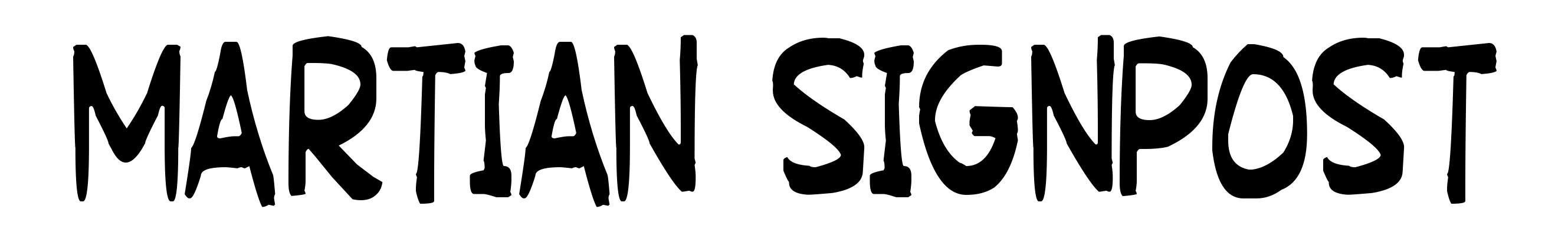 Martian Signpost