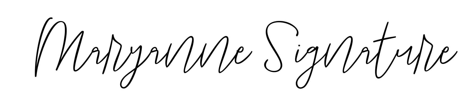 Maryanne Signature