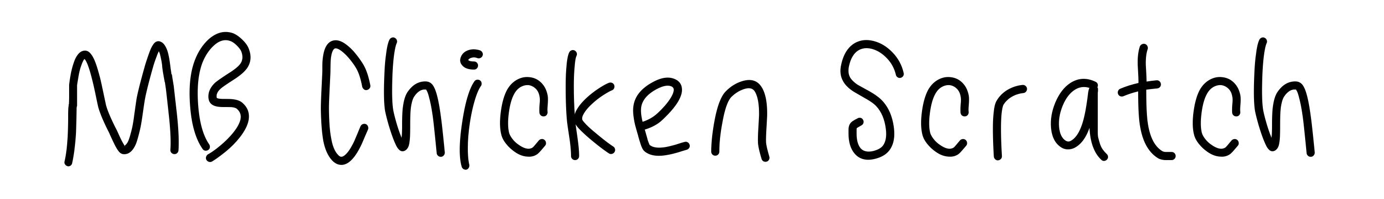 MB Chicken Scratch