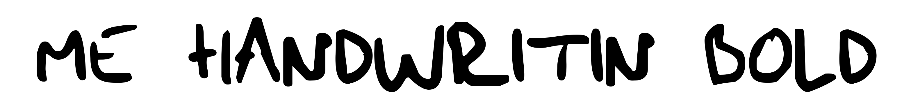Me Handwritin Bold