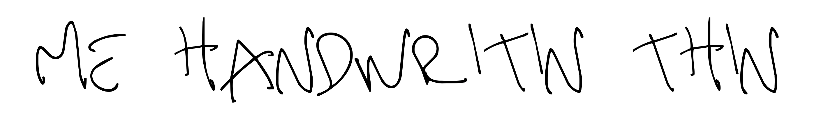 Me Handwritin Thin