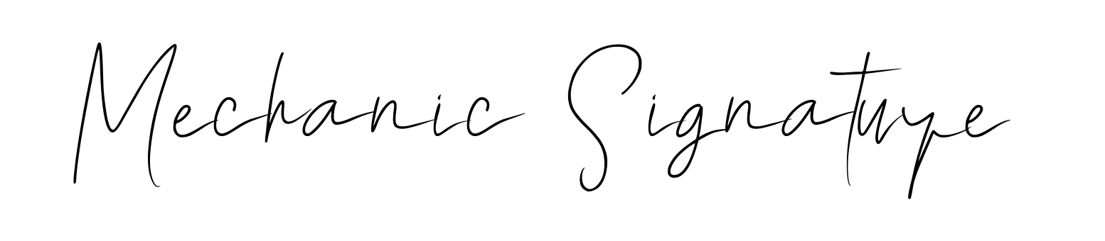 Mechanic Signature