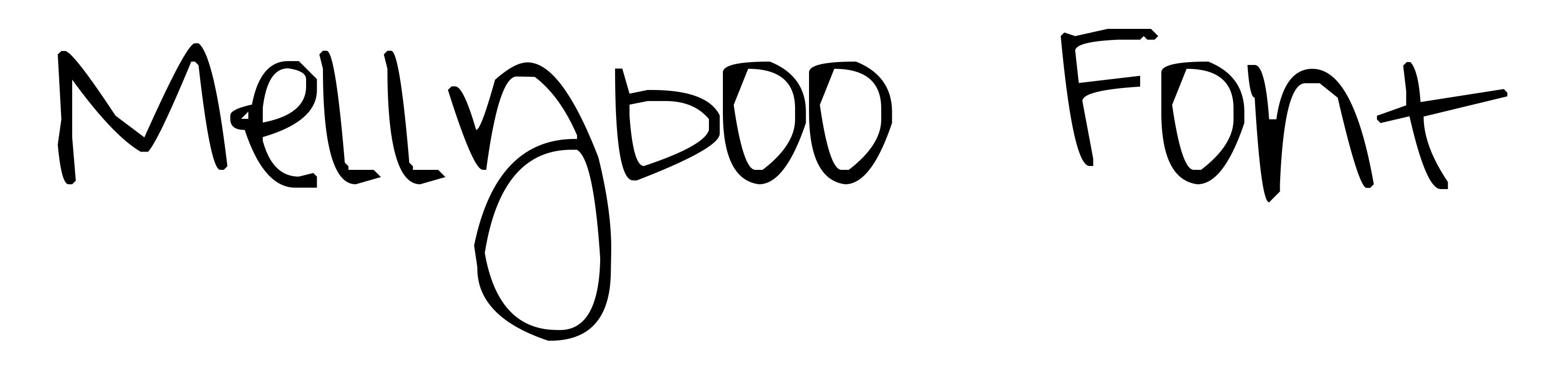 Mellyboo Font