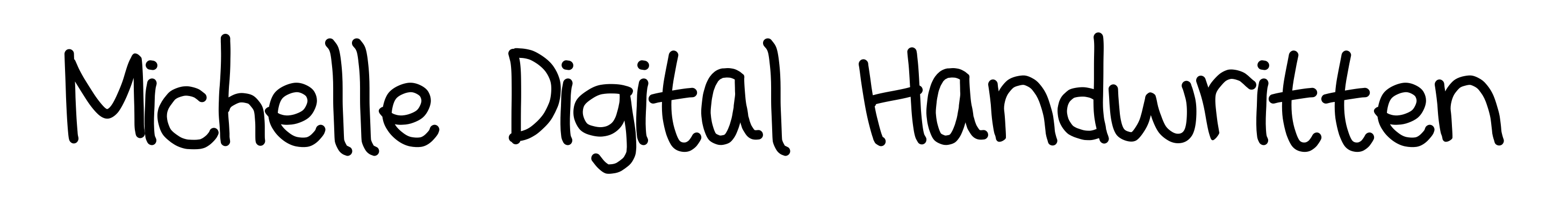 Michelle Digital Handwritten