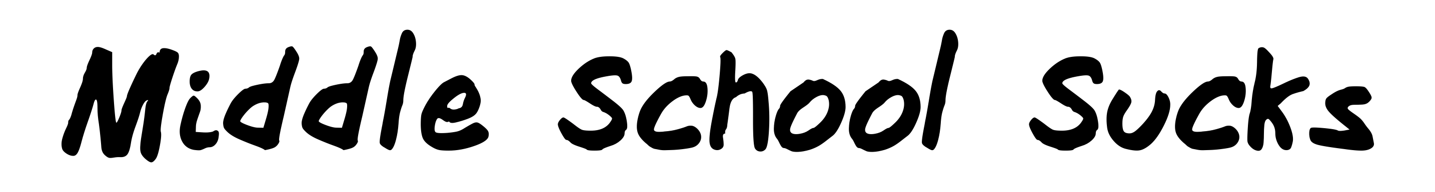 Middle School Sucks