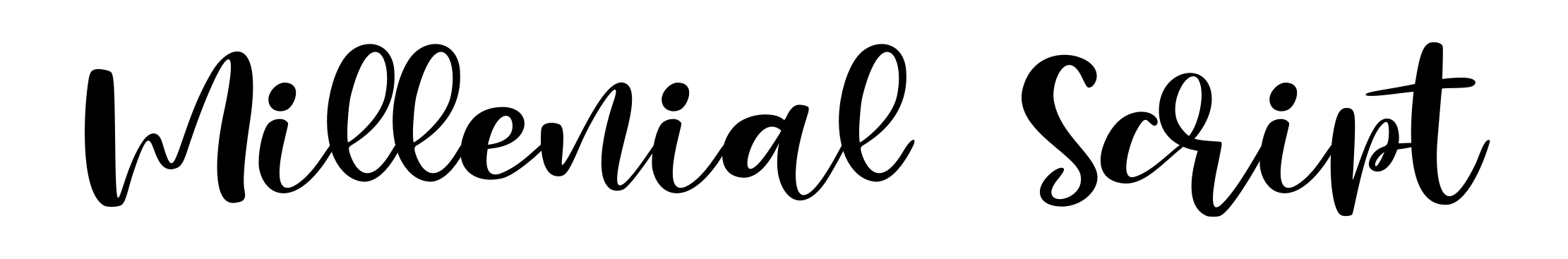 Millenial Script