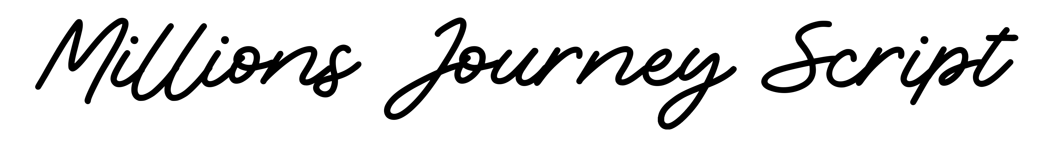 Millions Journey Script