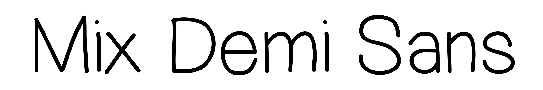 Mix Demi Sans