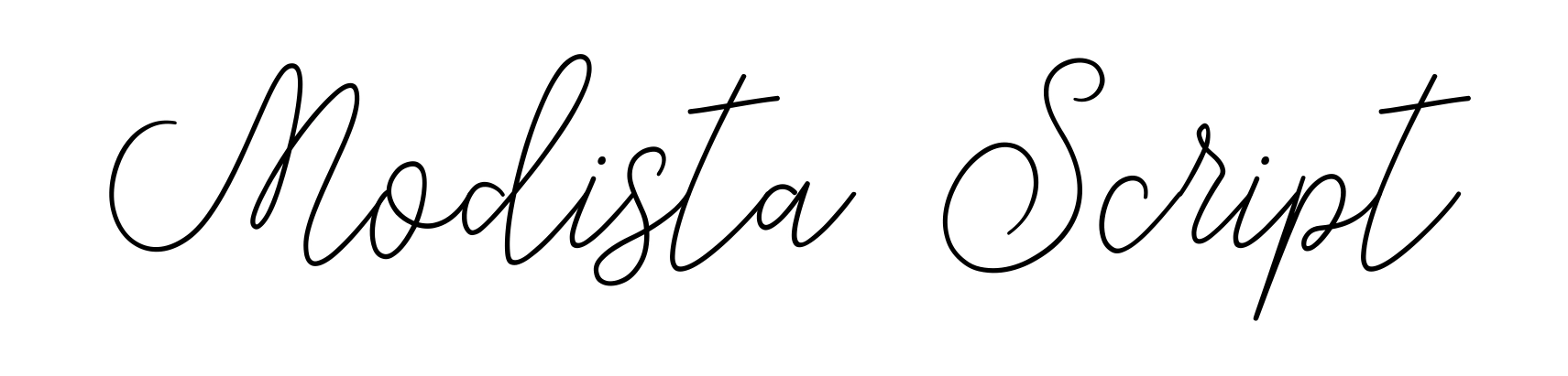 Modista Script
