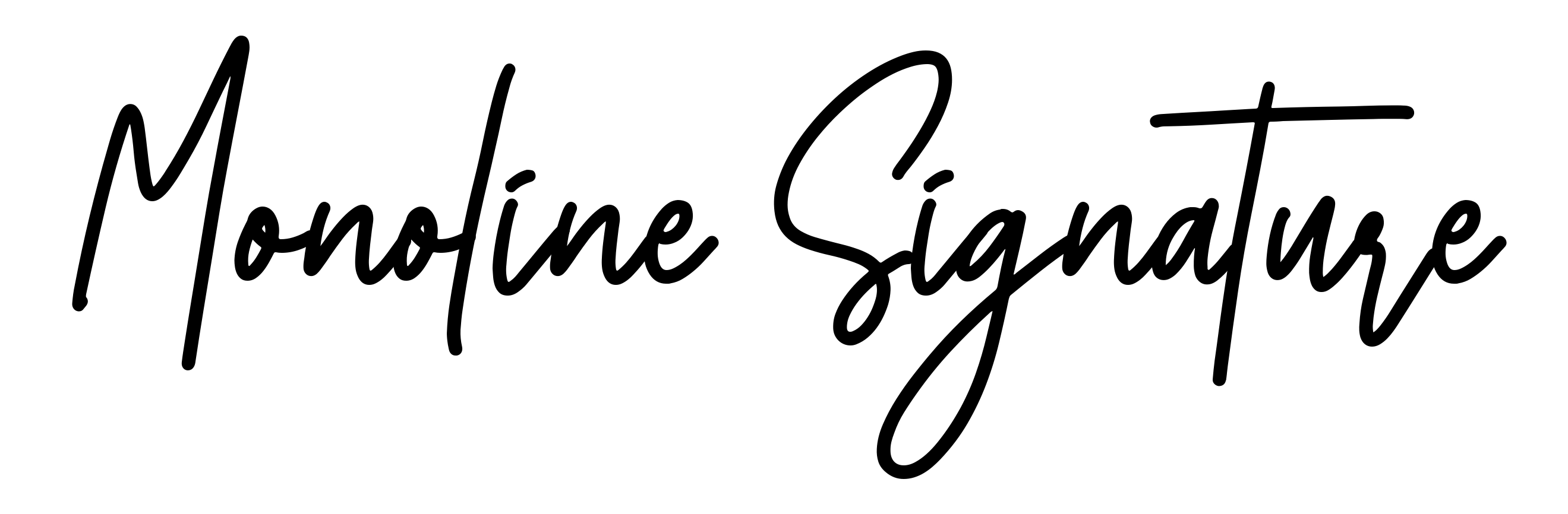 Monoline Signature