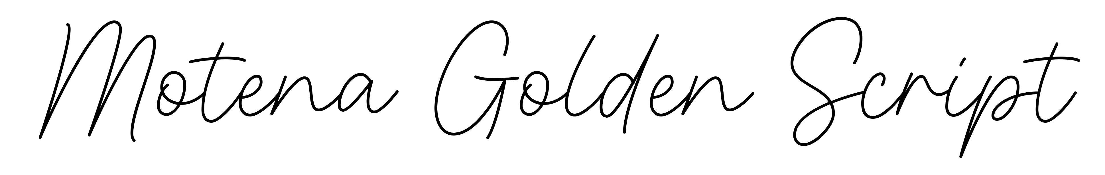 Motena Golden Script