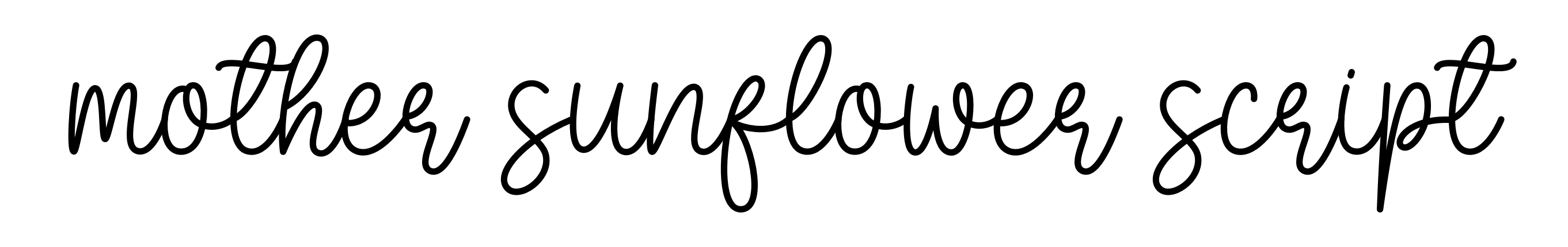 Mother Sunflower Script