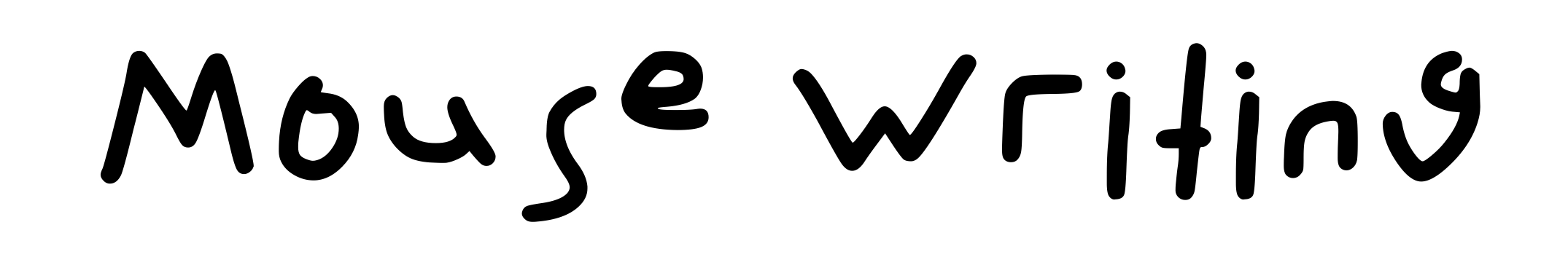 Mouse Writing