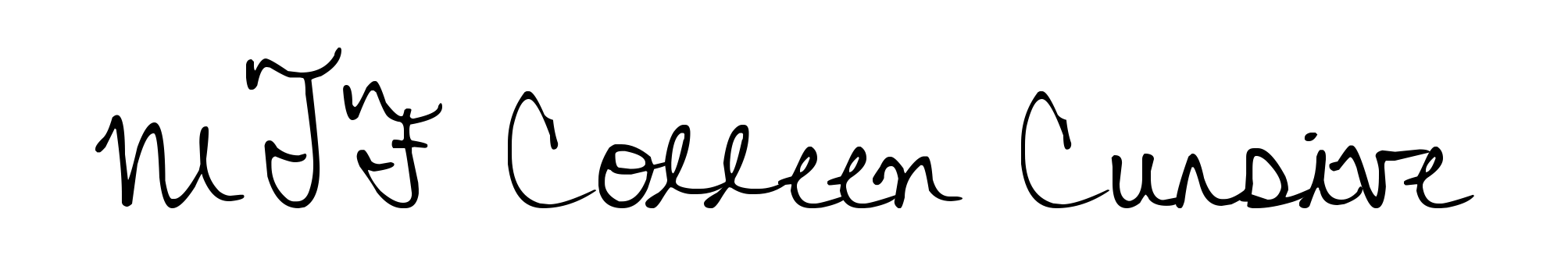 MTF Colleen Cursive
