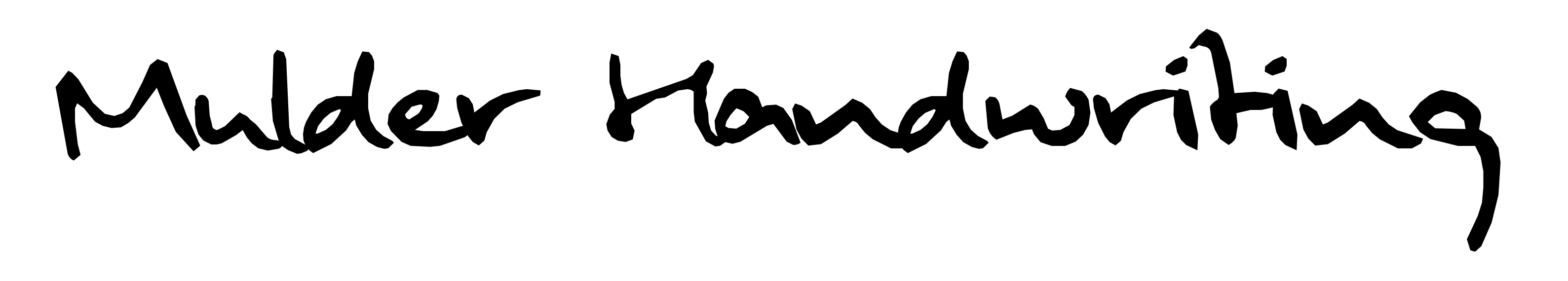 Mulder Handwriting