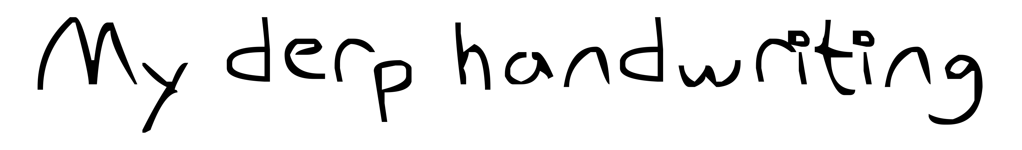 My derp handwriting