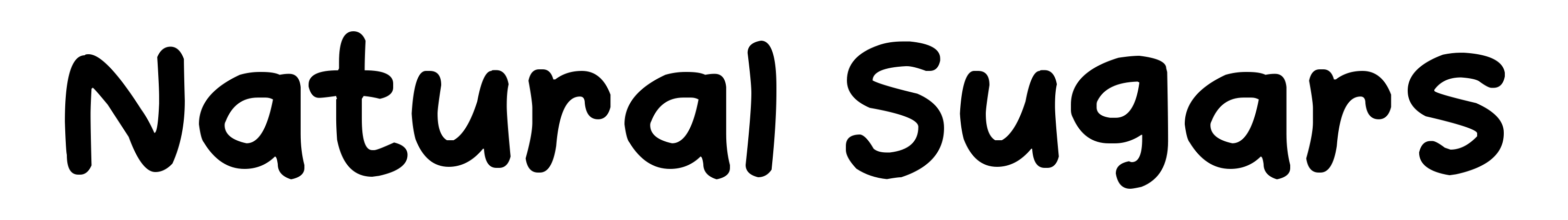 Natural Sugars