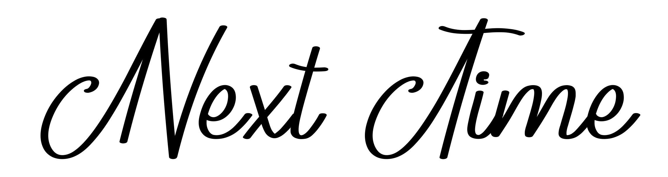 Next Time