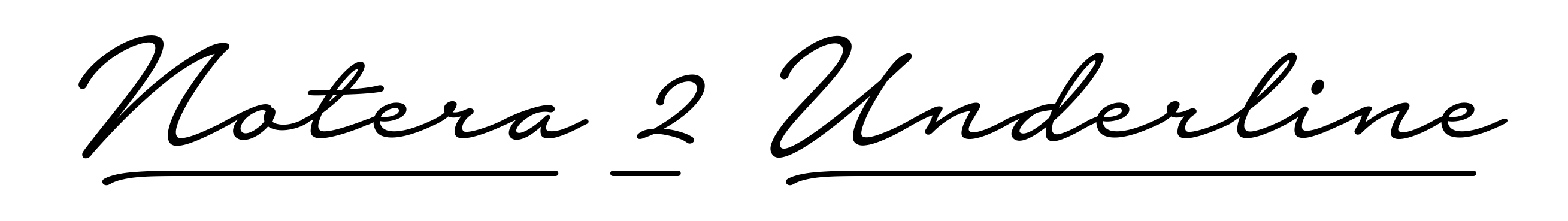 Notera 2 Underline