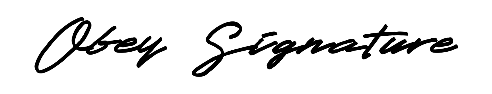 Obey Signature