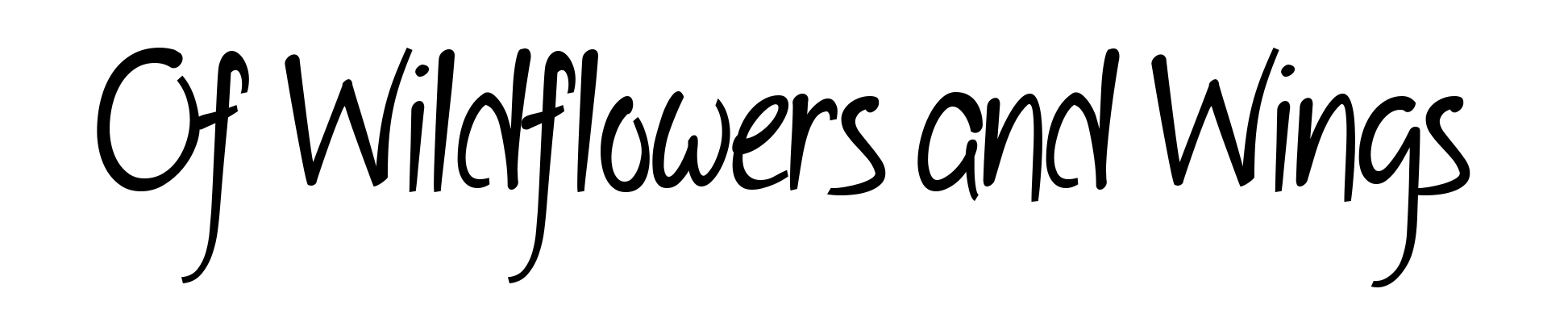 Of Wildflowers and Wings