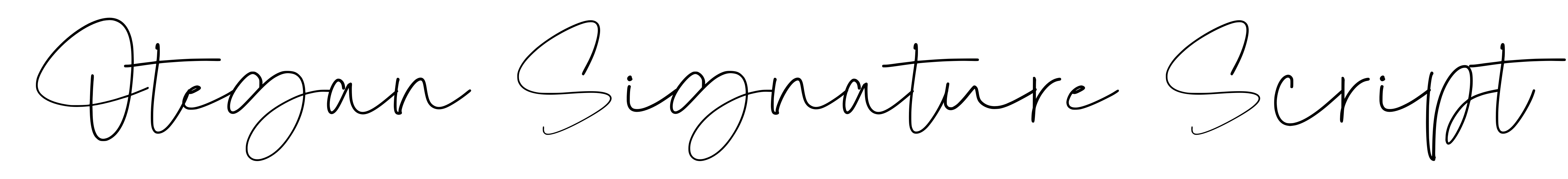 Otegan Signature Script