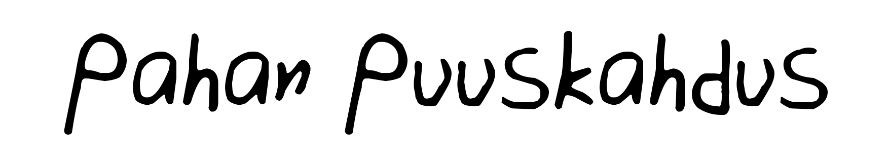 Pahan Puuskahdus