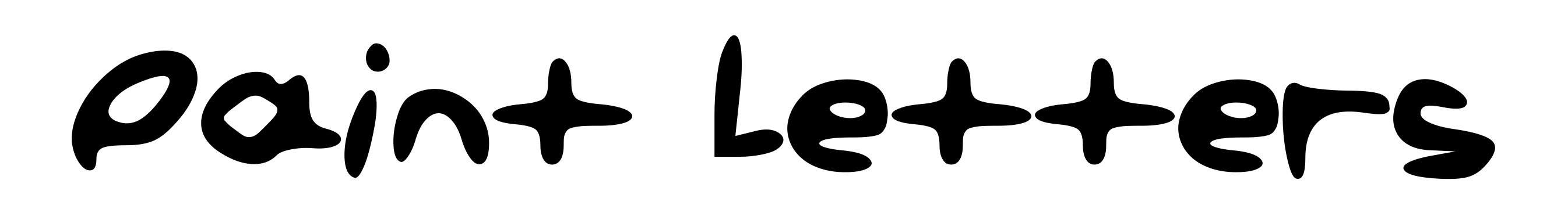 Paint Letters