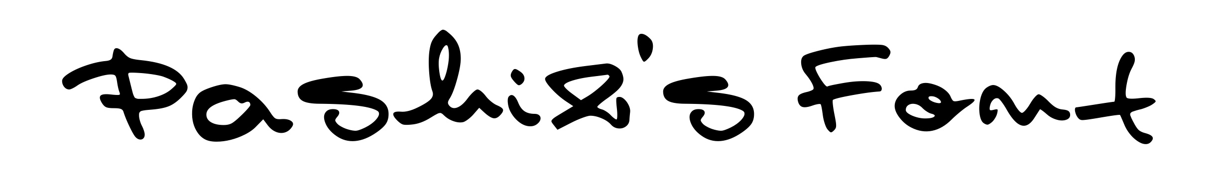 Pashiz's Font