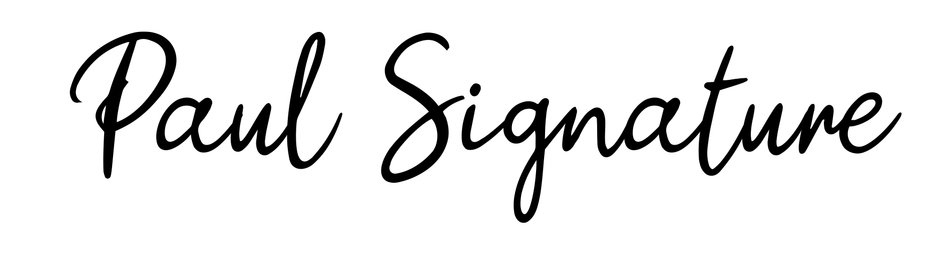 Paul Signature