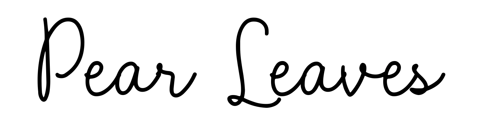 Pear Leaves
