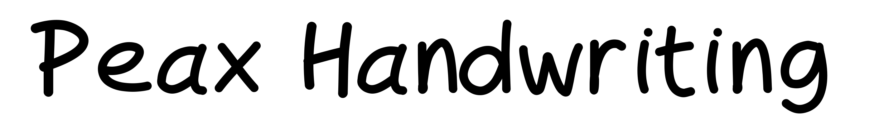 Peax Handwriting