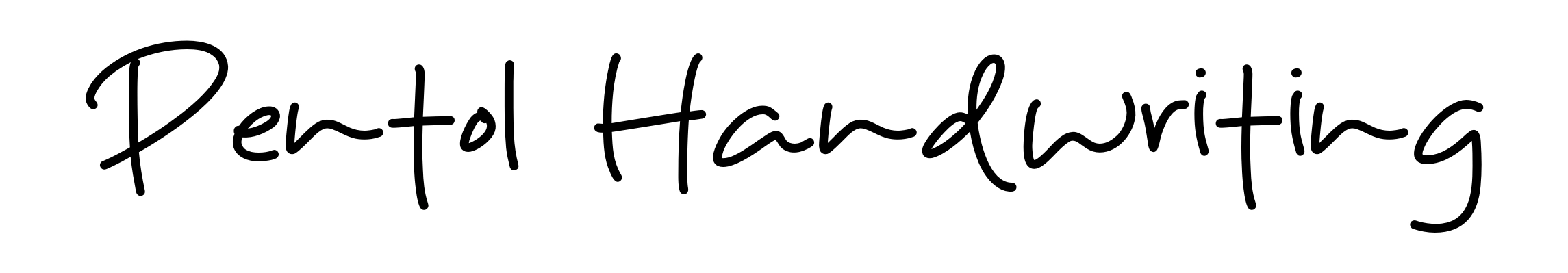 Pentol Handwriting