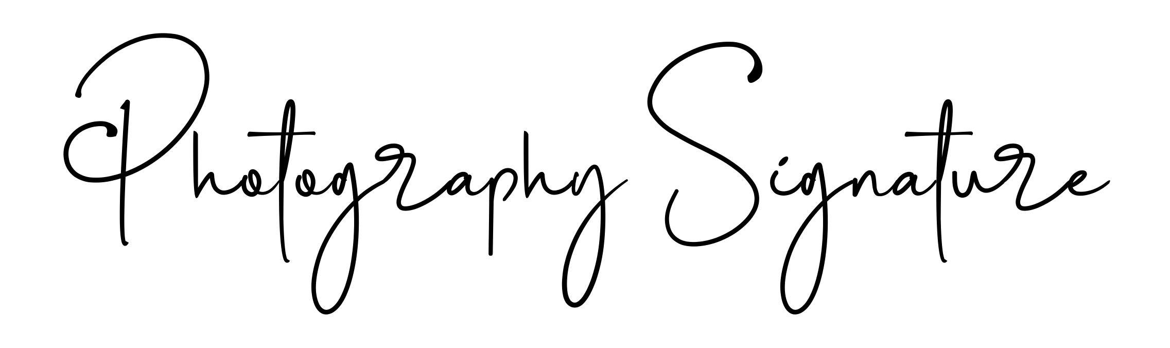 Photography Signature