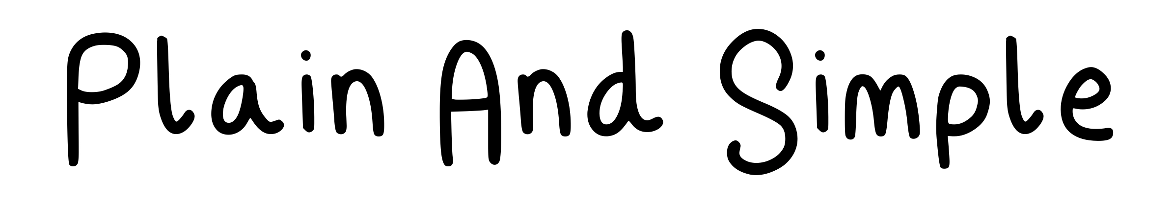 Plain And Simple