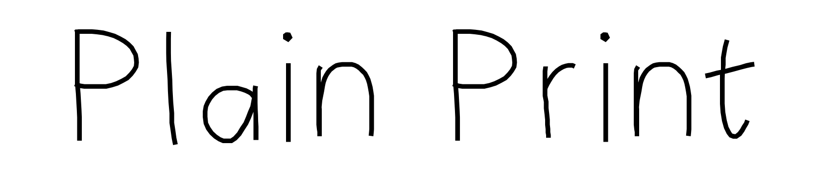 Plain Print