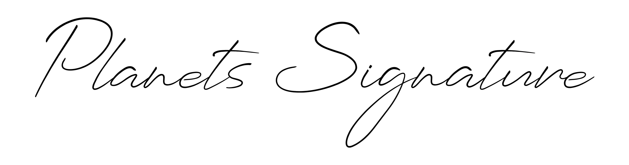 Planets Signature