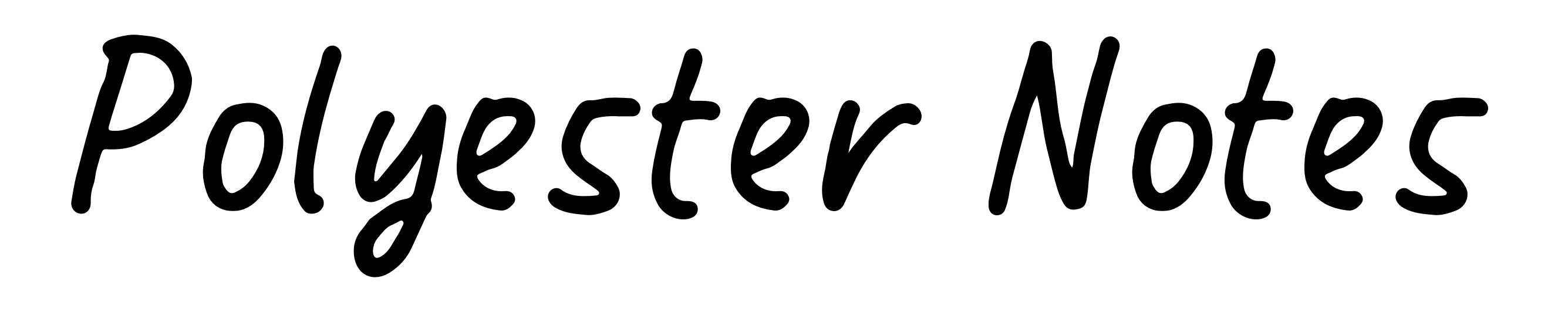 Polyester Notes