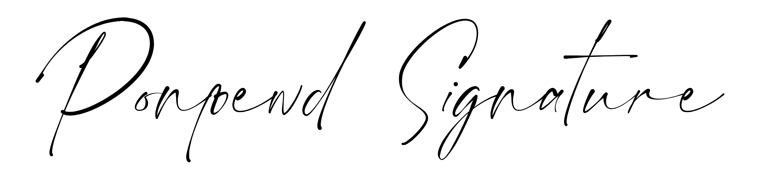 Ponpewd Signature