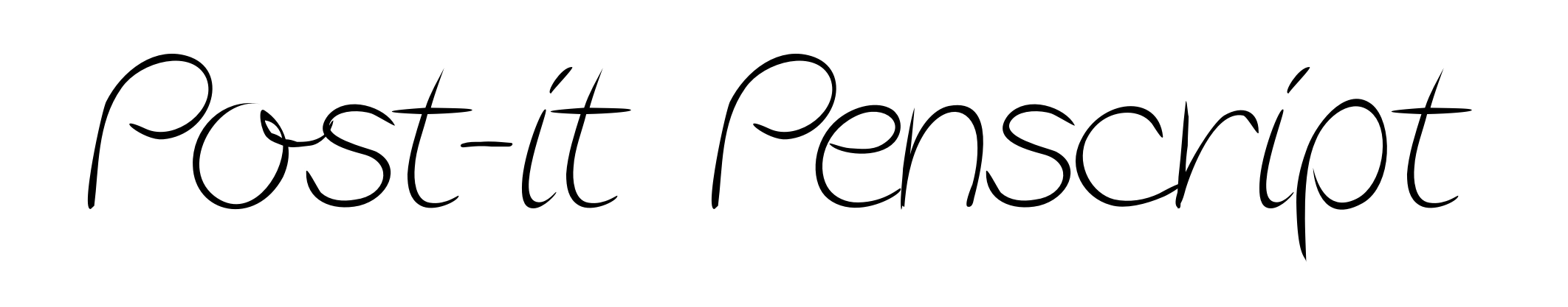 Post-it Penscript