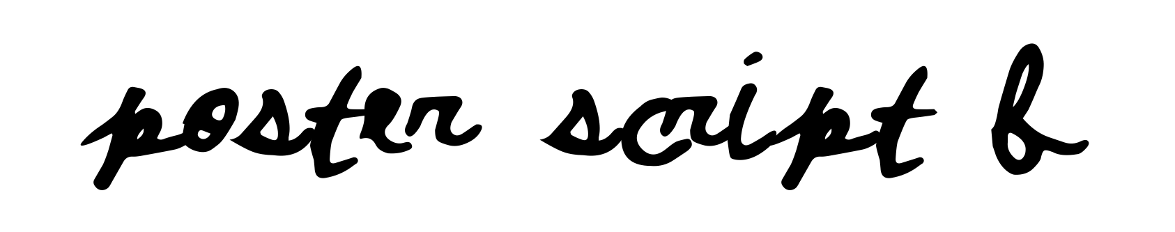 Poster Script B
