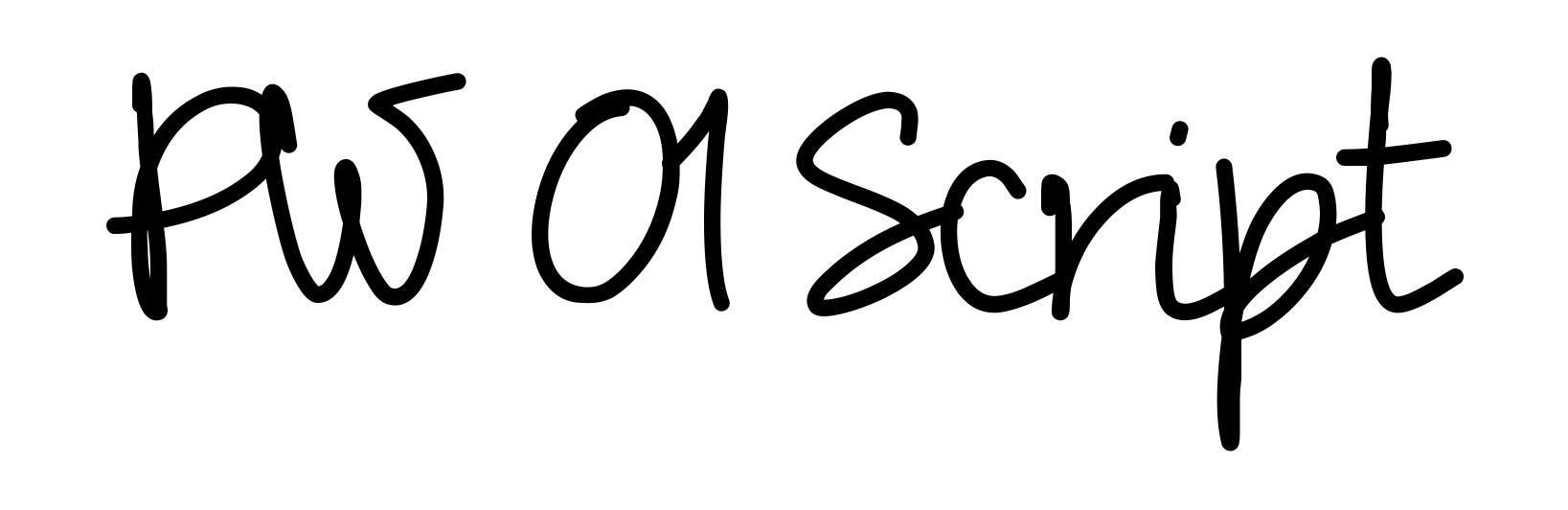 PW 01 Script