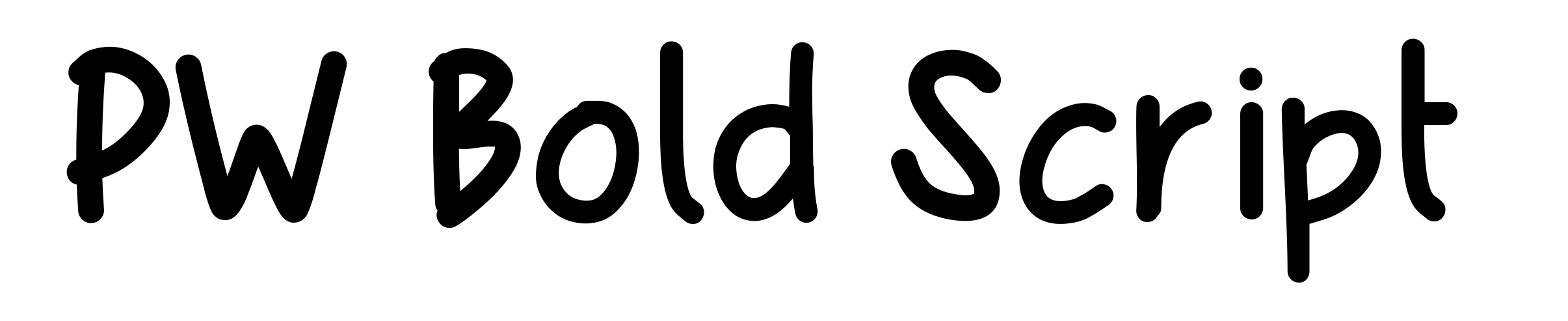 PW Bold Script
