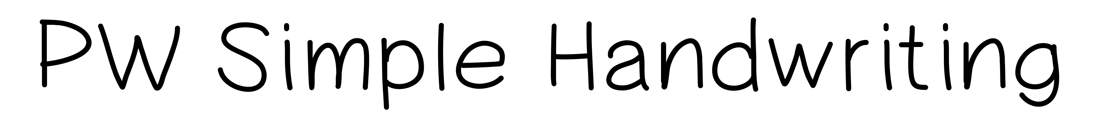 PW Simple Handwriting
