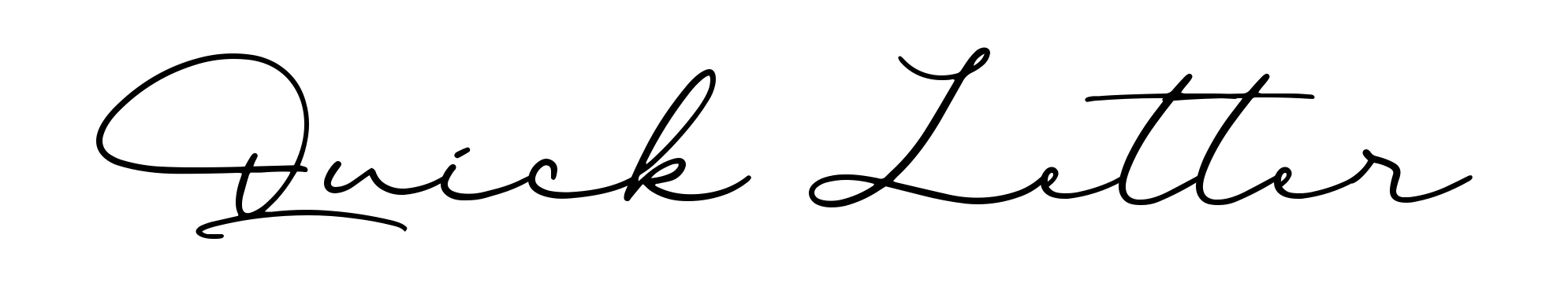 Quick Letter