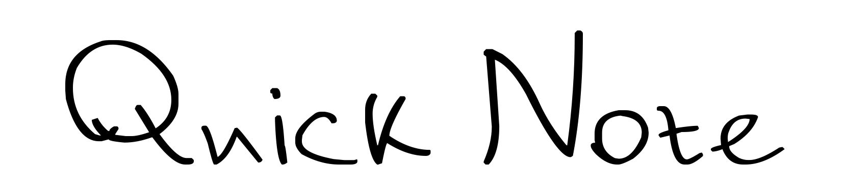Quick Note