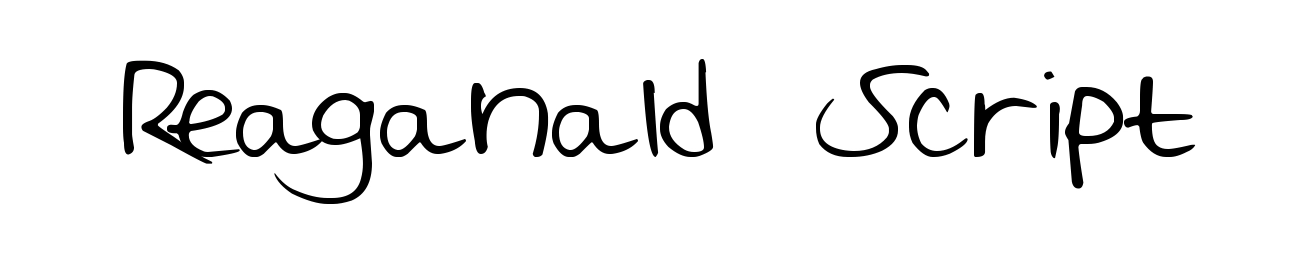 Reaganald Script