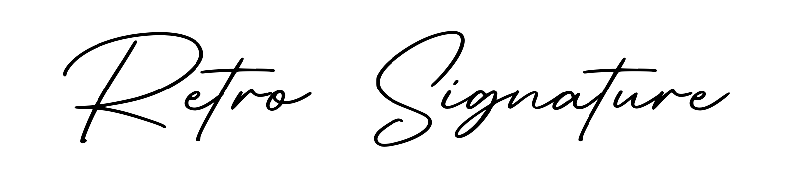 Retro Signature