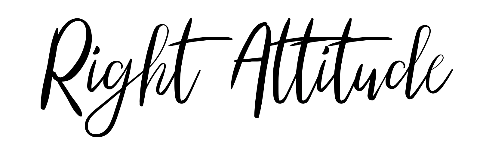 Right Attitude