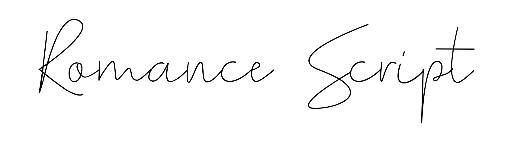 Romance Script